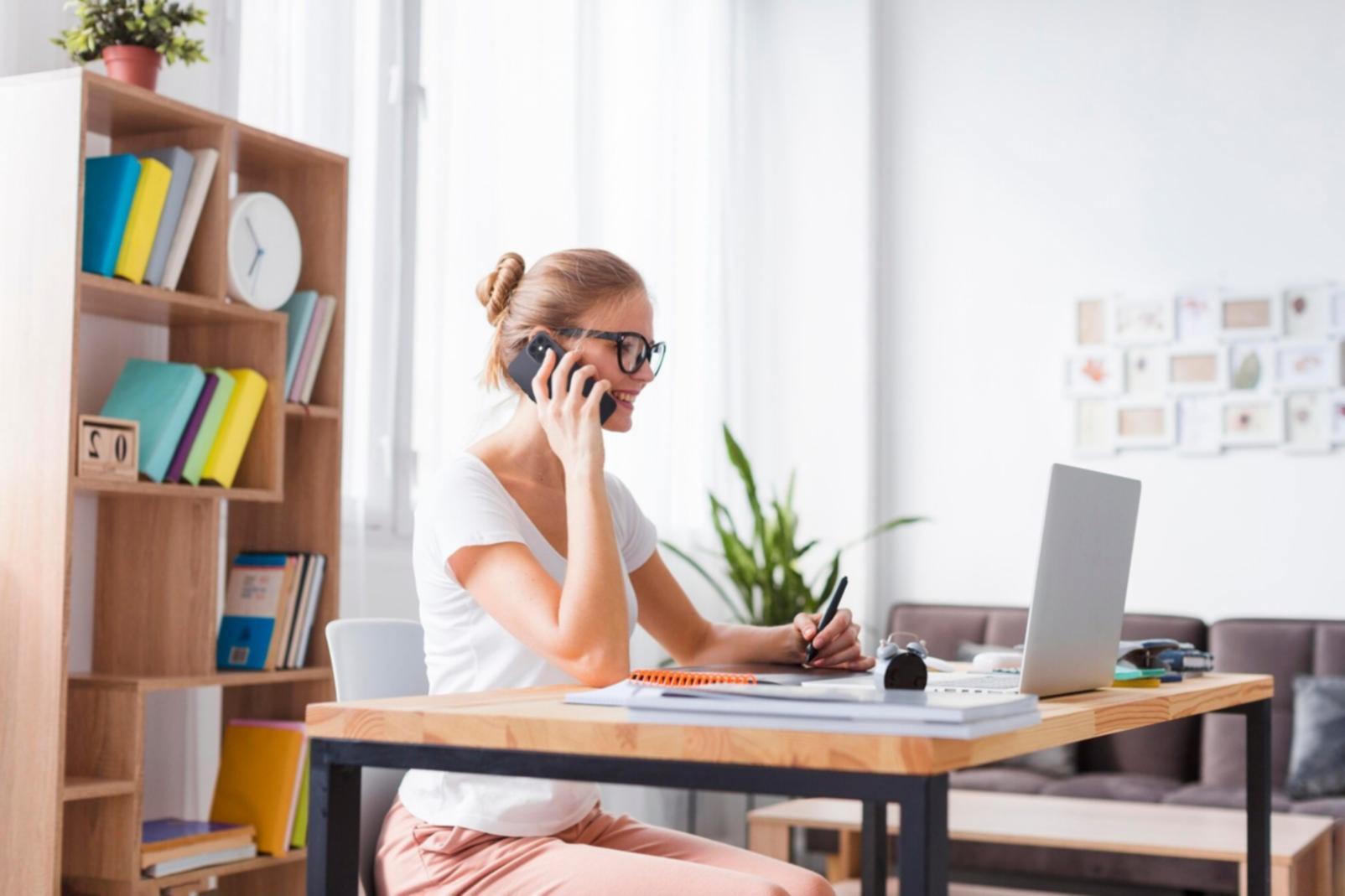Financial planning workspace with notes and analysis